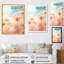 Nuage rose souci du soleil - art mural souci-48357973-48357980