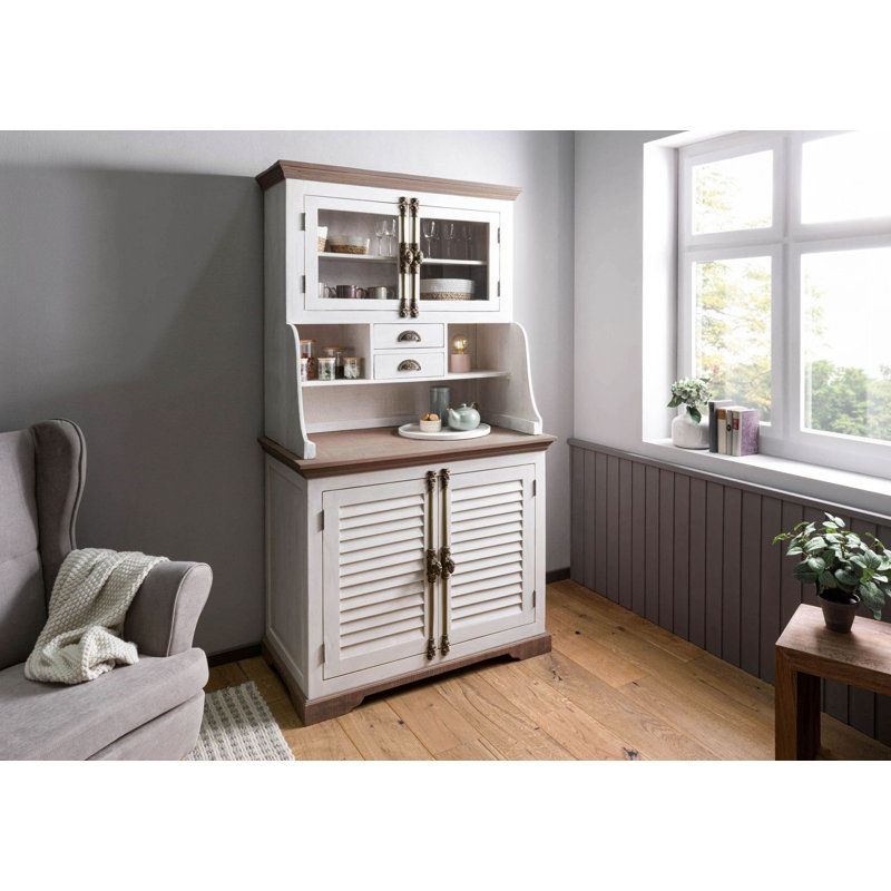 Toulouse Display Cabinet, Lacquered White