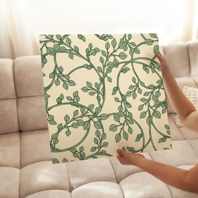 «Botanical Art Nouveau Botanicals IV Cottage», reproduction d'art non encadrée