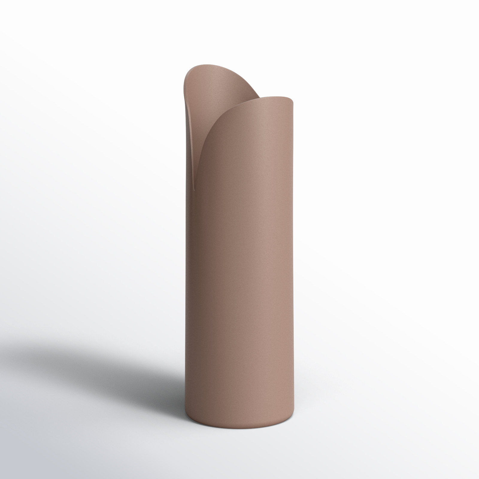 Jenny Iron Table Vase, Pink, 13" H x 4" W x 4" D