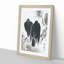 Two Crows by Kawanabe Kyosai - Framed Print-55614566-55614569