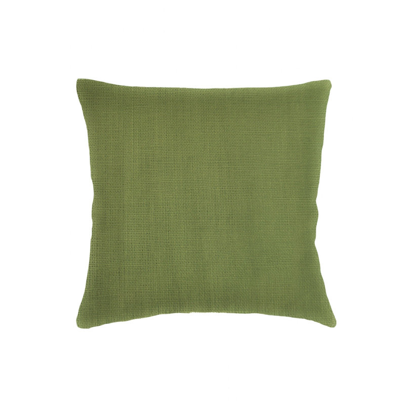 Oreiller en lin So So So, H 14 po x l 20 po, Housse de coussin seulement - sans coussin, Vert