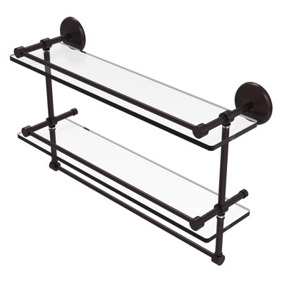 Tilney 2 Piece Tiered Shelf with Towel Bar