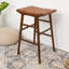 Tabouret 30 "en brun clair Maya