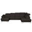 Natron Leather Corner U-form Sofa with Sleeping Function and Storage -2038222156-2038222157