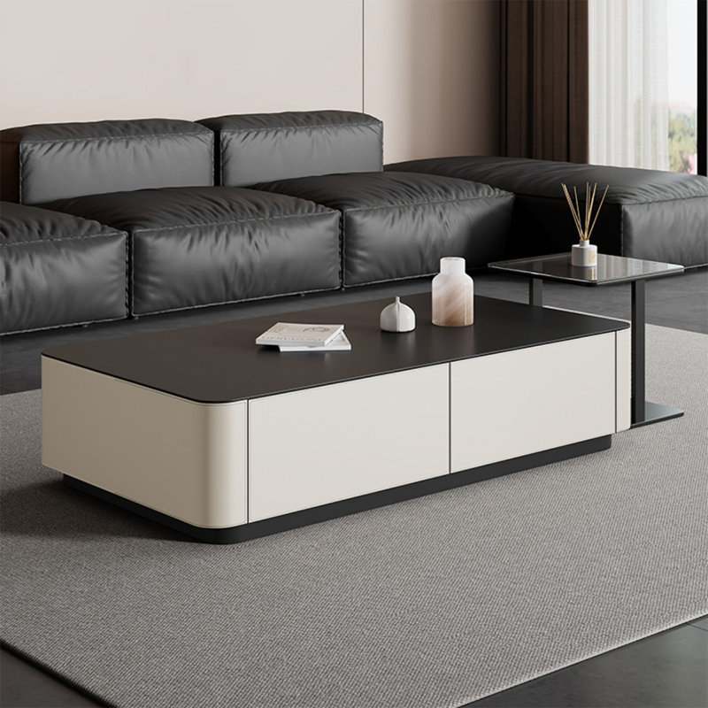 Table basse moderne moderne, H 14,2 po x L 39,4 po x l 19,7 po