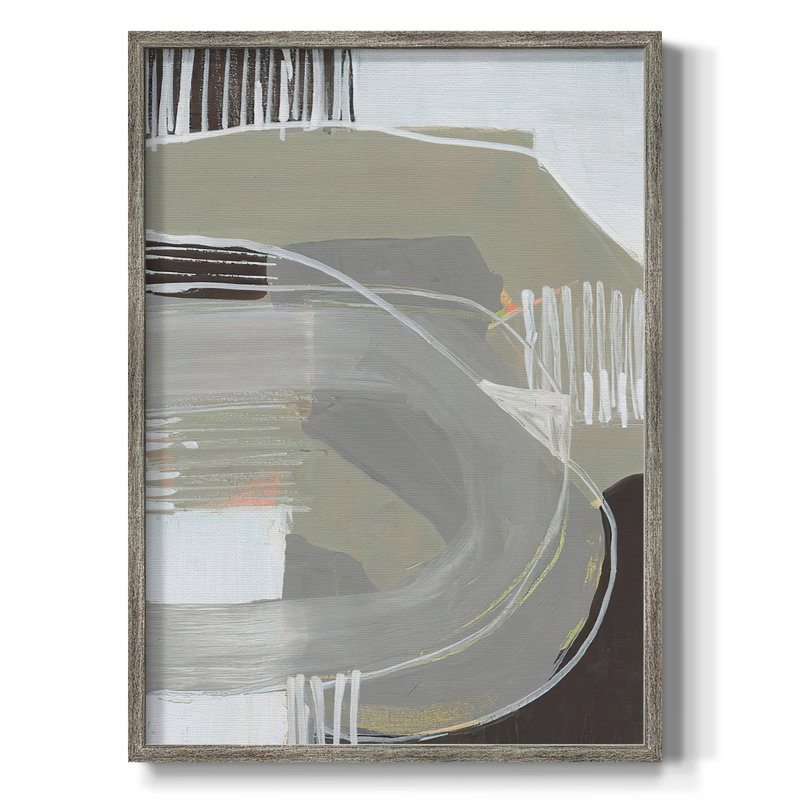 «Arching Neutrals I», reproduction encadrée - bois massif, 15" H x 12" W