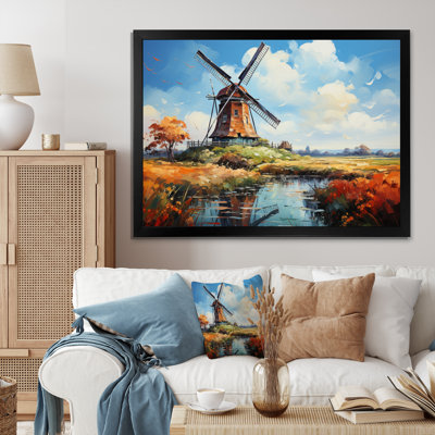 Marivella, Allemagne, moulin à vent hollandais II, reproduction sur toile