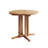 Burlywood Round Solid Wood Dining table