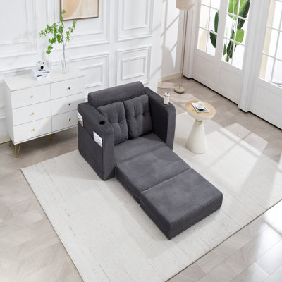 Convertible Sofa Bed,Expandable Double Sofa Bed, 2 In 1 Convertible Sofa Bed, Fold Out Floor Couch With Pillows For Living Room Bedroom Lounge