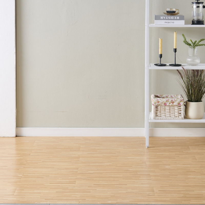 Self Adhesive Vinyl Flooring with Wood Effect Vinyl Tile , Oak Strips