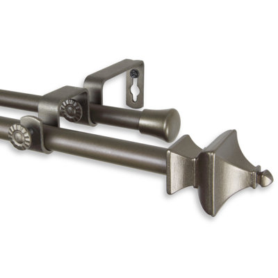 Esta Adjustable Double Curtain Rod