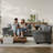 Colbey 119" Corduroy Cloud Modular Corner Sectional Sofa-119559501