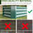 4x2 Ft Galvanized Steel Raised Garden Bed Kit - 1ft High, 48x24x12 Inch Outdoor Metal Planter Box for Vegetables, Herbs, Flowers & Plants | Easy Assembly, Rust-Resistant, Durable，set of 4-367466034-367466032