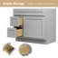 36'' Single Bathroom Vanity Base Only-92410337