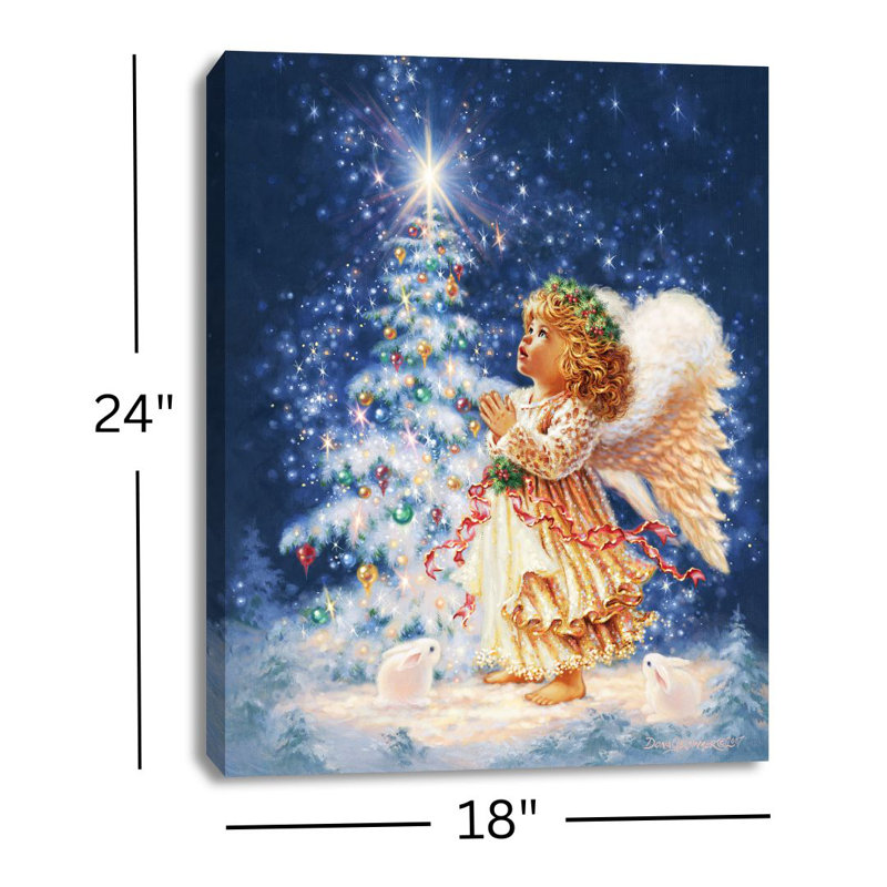 «My Christmas Wish» 18 x 24, impression DEL entièrement colorée
