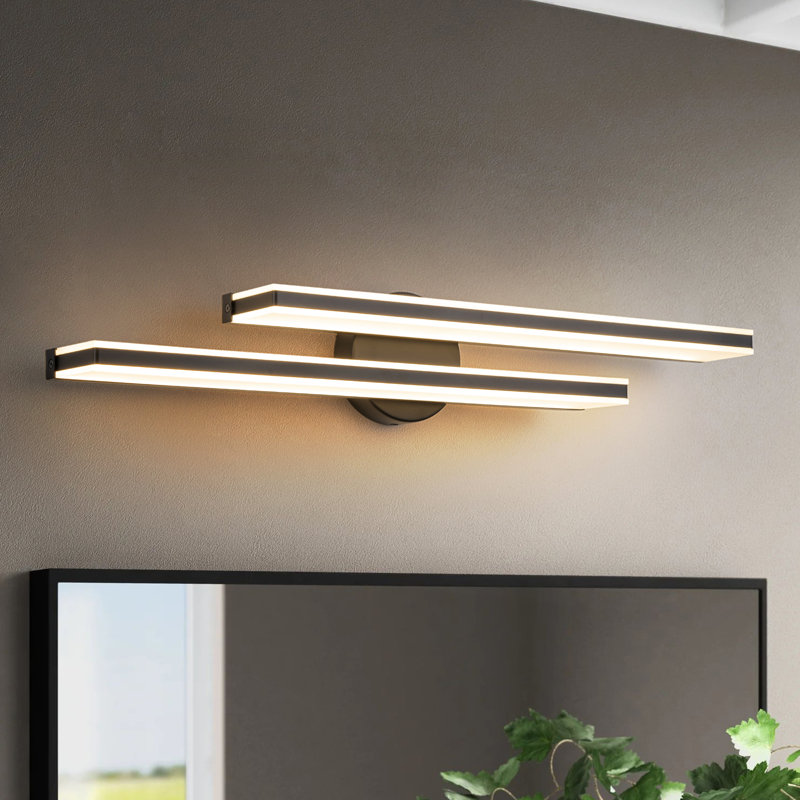2- Light Led Dimmable Wall Vanity Light