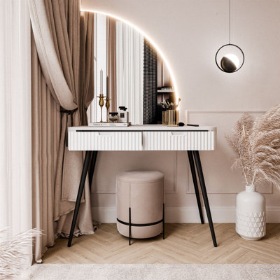 -QS dressing table with LED mirror