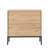 Set Of 2 Rolland A Console Table Side Table With Rattan Door