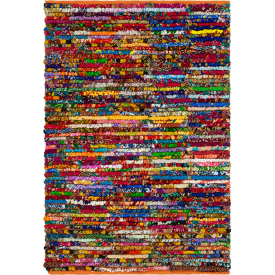 Lilan Cotton Abstract Indoor Rug