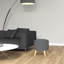 Tabouret rond avec repose-pieds HOMcom-1568792911