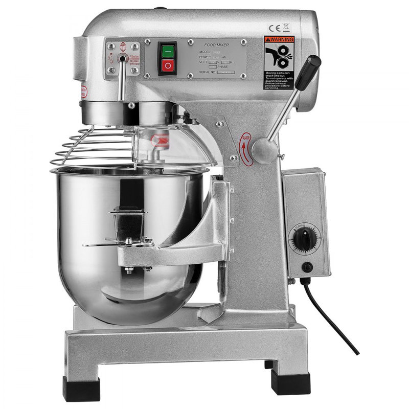 Commercial Food Mixer 14L 3-Speed Stand Dough Mixer 550W for Restaurant