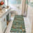 Hallway Washable Rug: Stain Resistant Floral Scalloped Rug for Kitchen Entryway Farmhouse Soft Carpet for Bathroom Bedroom Thin Laudry Living Room Floor Mat with Non Slip Backing-302078923-331089030