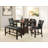 Leather Upholstered High Dining Chair