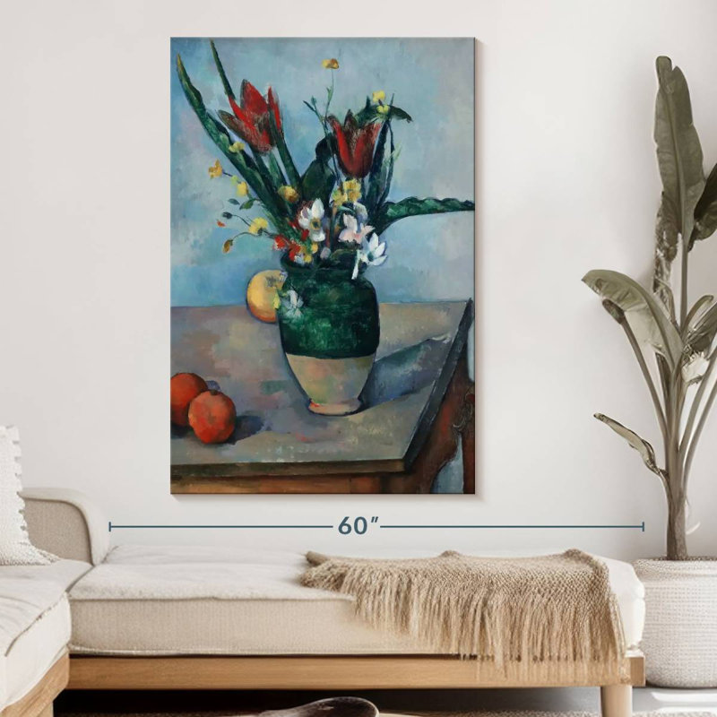 Le vase des tulipes, 51" H x 34" W