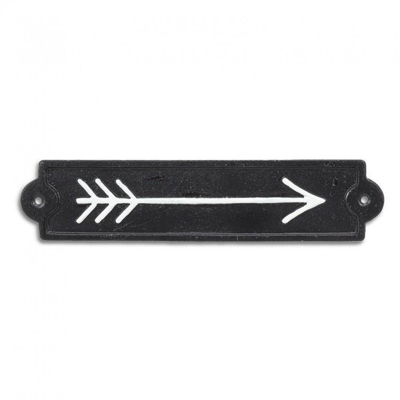 Pointing Arrow Wall Sign