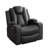 Modern Home Theater Power Recliner Chair with Adjustable Headrests, USB Ports, Cup Holders, LED Lighting & Tray Tables-109425848