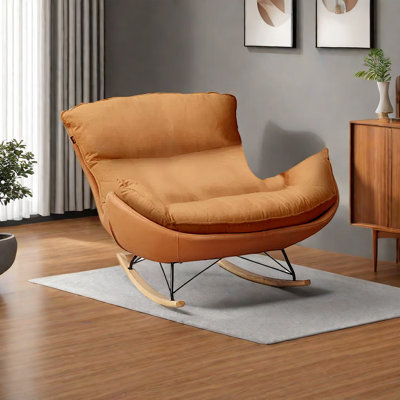 Chaise berçante simple Eggshell
