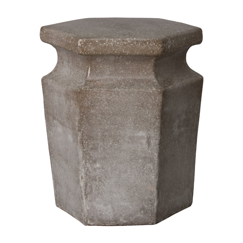 Tabouret de jardin en céramique Clesha