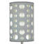 LAMPE DE TABLE 30 "H 30" GRIS / BLANC