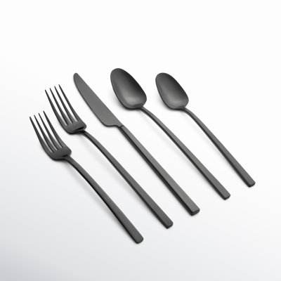 Loretta 20-Piece Stainless Steel Flatware Set
