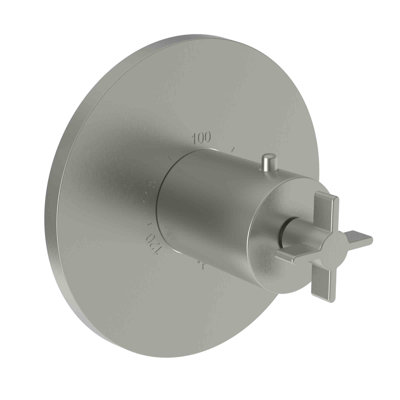 Tolmin 3/4" Round Thermostatic Trim Plate With Handle