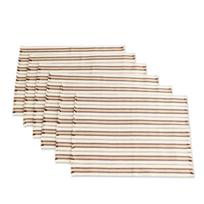 Cenia Cotton Striped Rectangle Placemat