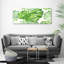 Tropical Leaves - No Frame Print on Canvas