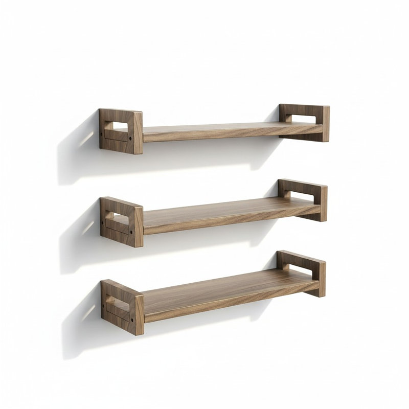 3 Piece Aluminum Floating Shelf