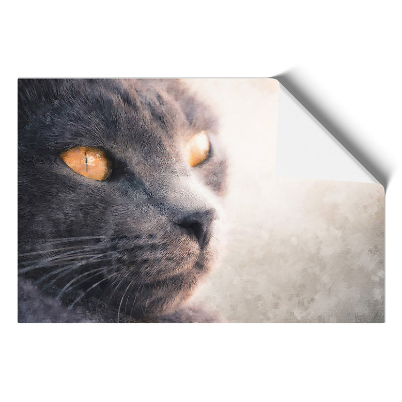 British Shorthair Cat Vol.2 - Unframed Graphic Art, 21cm H x 30cm W x 0.1cm D