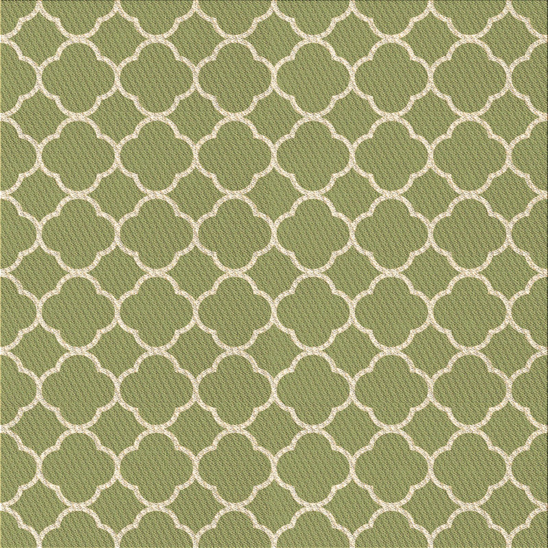 Tapis brun tissé à la machine, Carré 8 pi