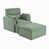 Tissu vert foncé
