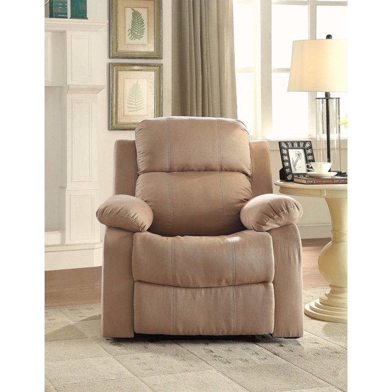 Fauteuil inclinable avec accoudoirs coussinés