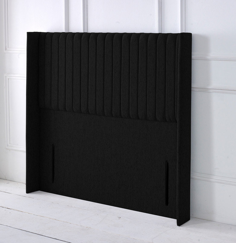 Upholstered Headboard, Super King (6'), Black