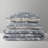 Catalina Botanical Navy Jacquard 100% Cotton Gauze 3-Piece King Quilt Set-128759840-128759838