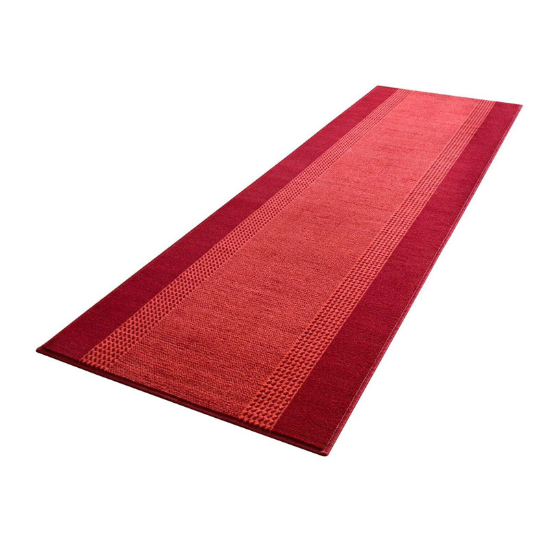 Basic Red Rug, Runner 80 x 250 cm