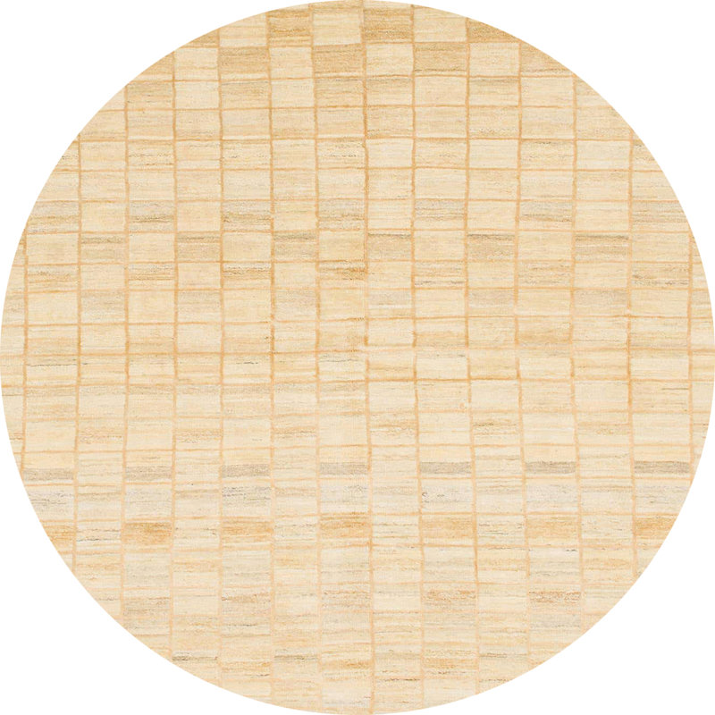 Tapis abstrait moderne 1411, Rond 8 pi
