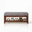 43.7''W Solid Rubber Wood  Upholstered Shoe Bench