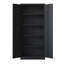 Armoire de rangement en métal de 72 po de hauteur, armoire verrouillable en acier à outils avec portes et 4 tablettes, grands classeurs pour systèmes de rangement de garage