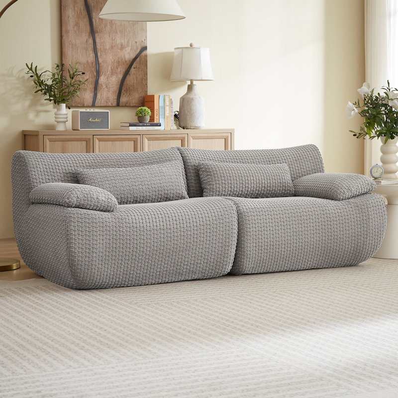 30.96 " Corduroy Loveseat